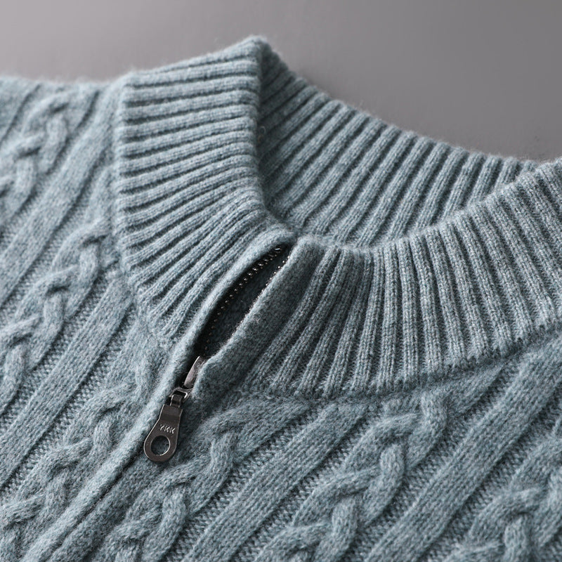 Urban Gents Wool Sweater – Stand Collar