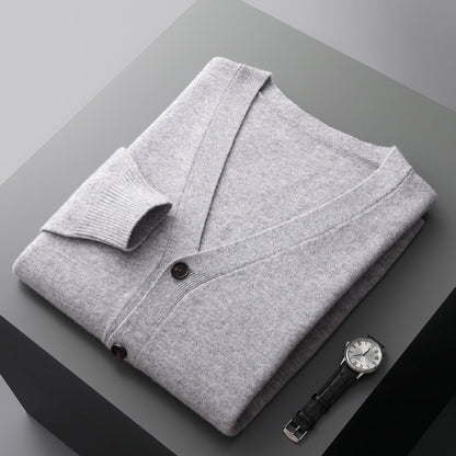 Urban Gents | V-Neck Wool Cardigan