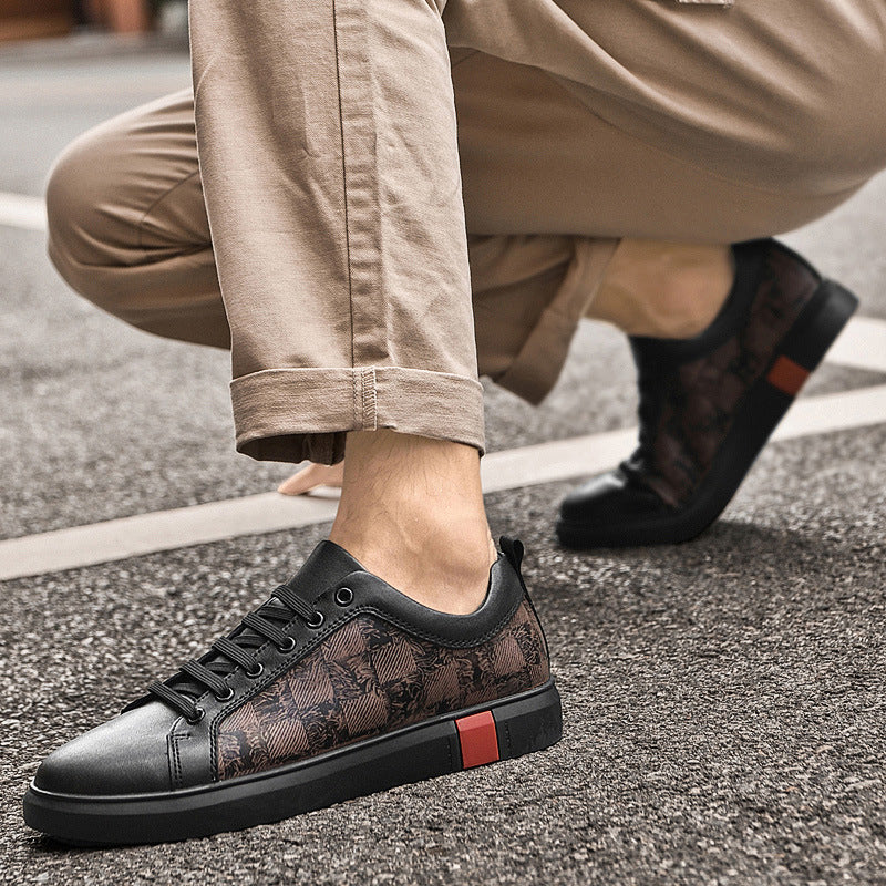 Premium Leather Casual Sneakers