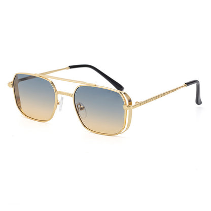 Square steampunk sunglasses