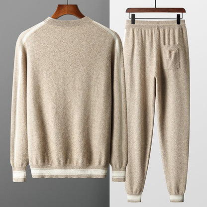 Urban Gents | Men's Cashmere Tracksuit – Round Neck