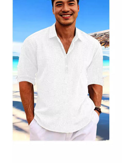 Hemp Long Sleeve Shirt for Men