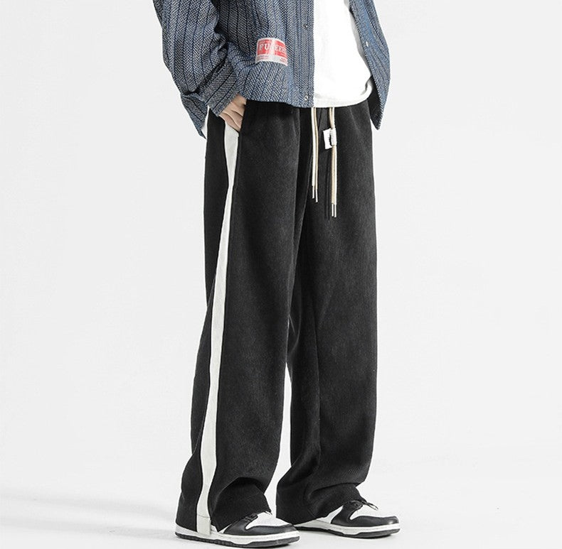 Urban Gents | Loose Corduroy Straight Pants