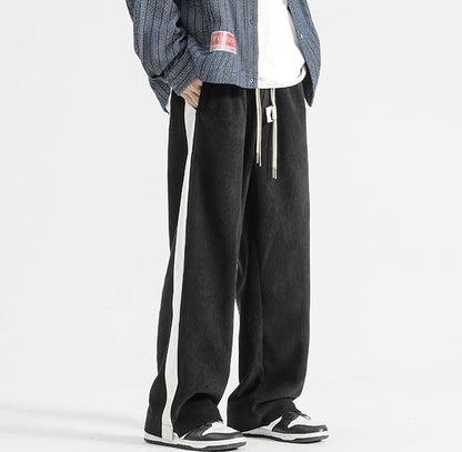 Urban Gents | Loose Corduroy Straight Pants