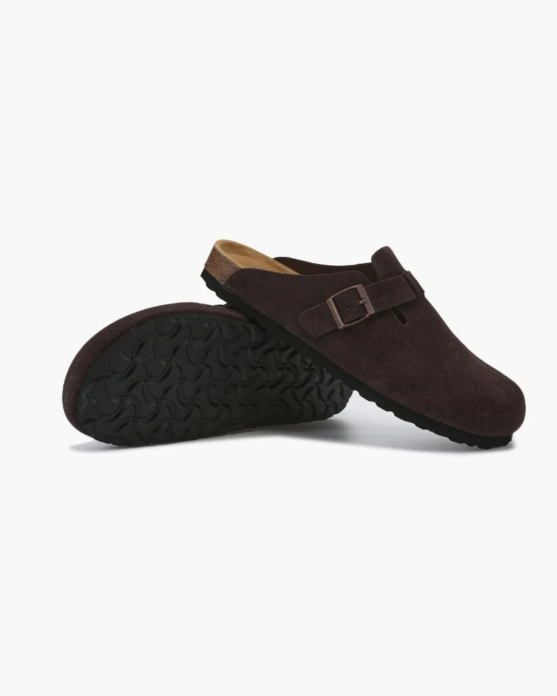 Premium suede clogs