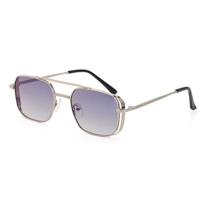 Square steampunk sunglasses