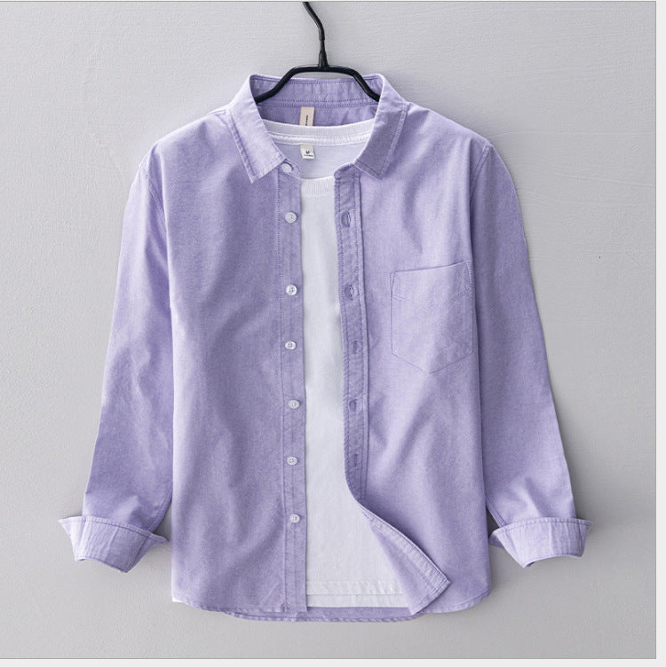 Urban Gents | Oxford Cotton Long Sleeve Shirt