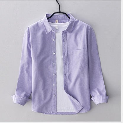 Urban Gents | Oxford Cotton Long Sleeve Shirt