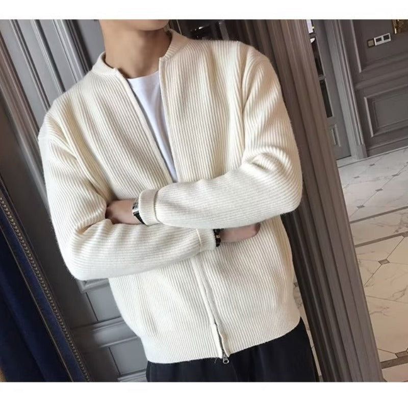 Urban Gents Men’s Slim-Fit Knit Cardigan