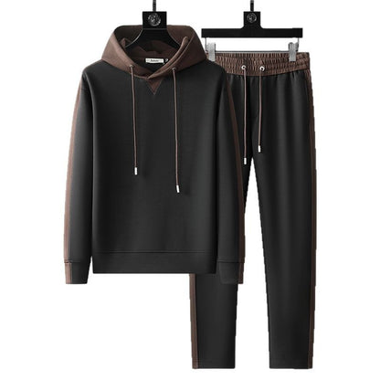 Urban Gents | Men’s Patchwork Hoodie Tracksuit