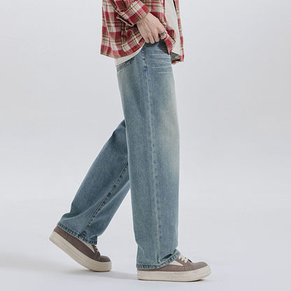 Urban Gents | Whiskered Straight-Leg Jeans