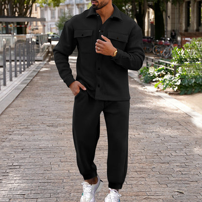 Suede Craft Two Piece Suit