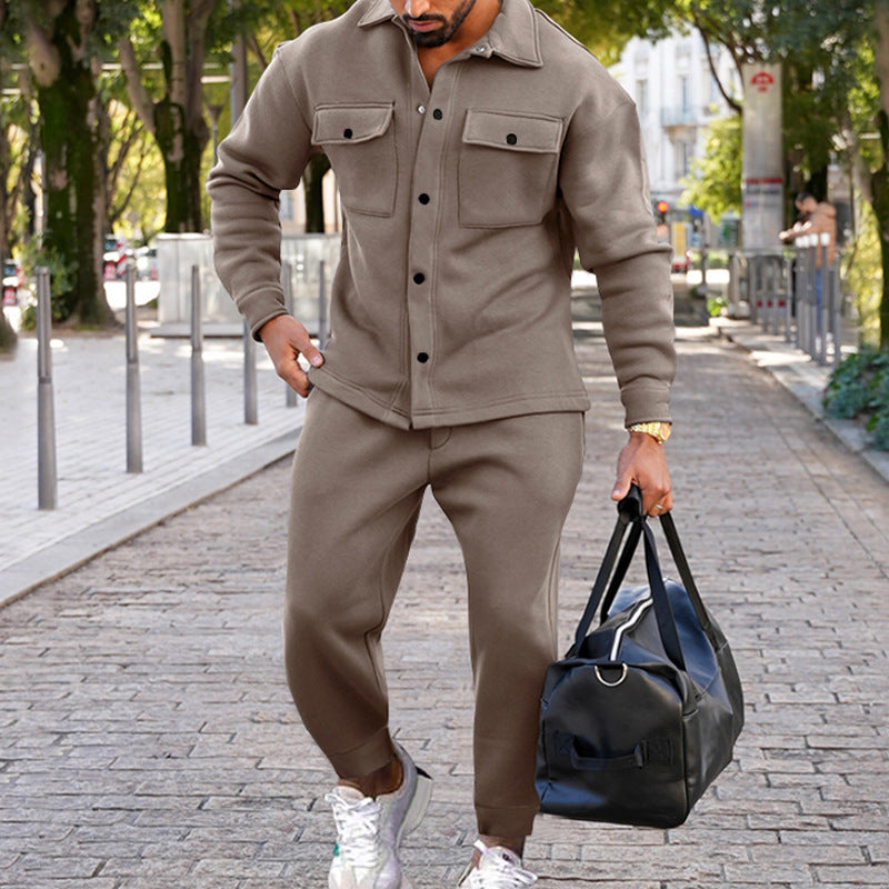 Suede Craft Two Piece Suit