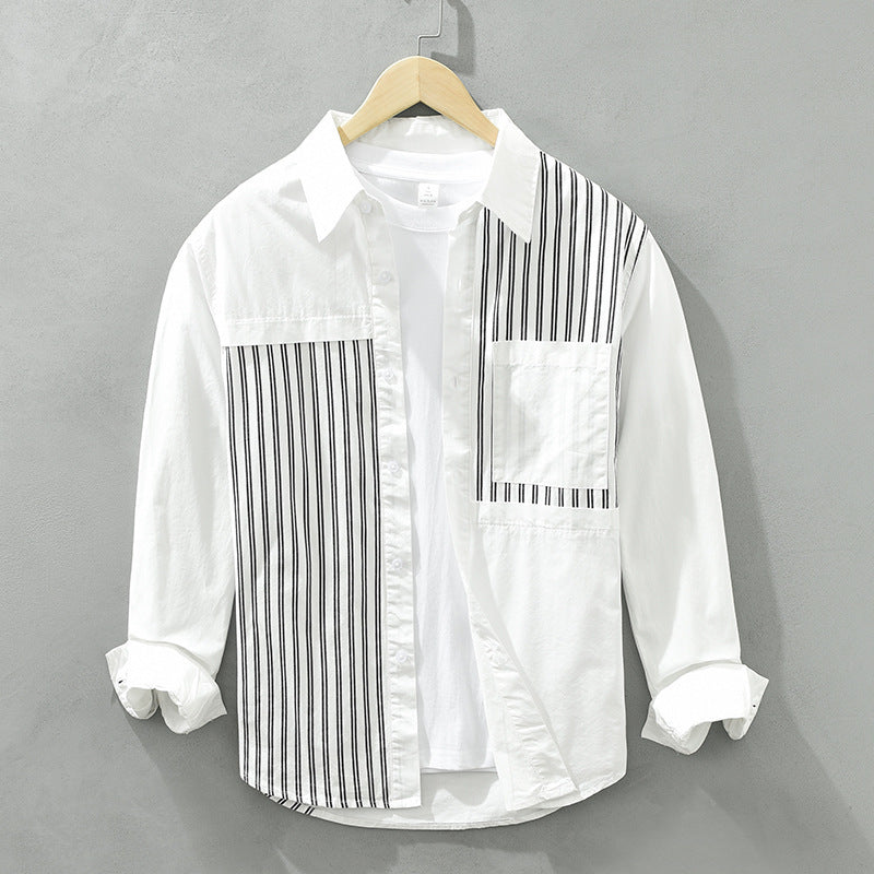 Urban Gents | Cotton Long-Sleeve Cardigan Shirt