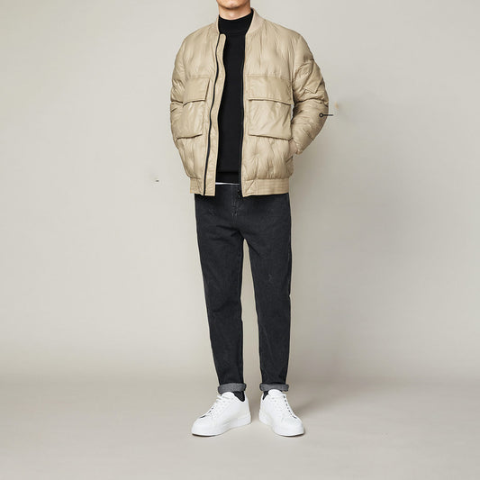Urban Gents | Lightweight Down Baseball Jacket