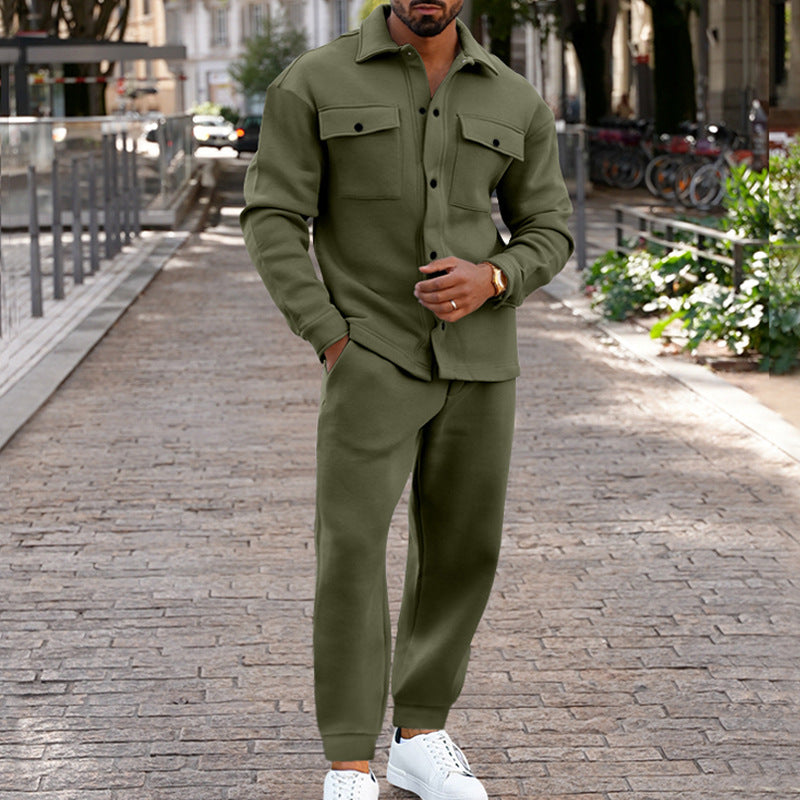 Suede Craft Two Piece Suit