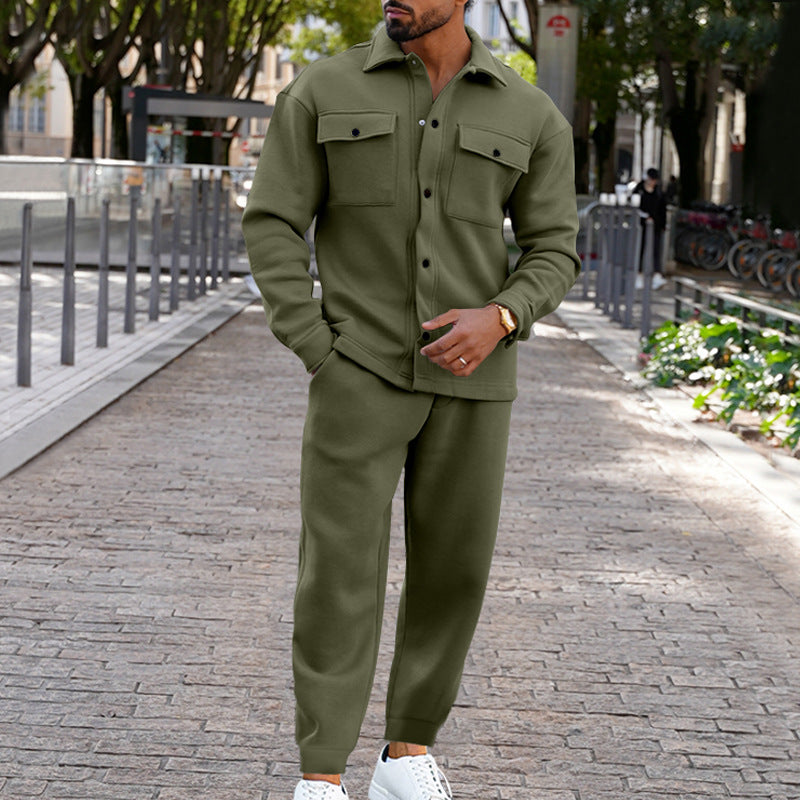 Suede Craft Two Piece Suit