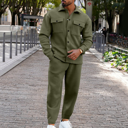 Suede Craft Two Piece Suit