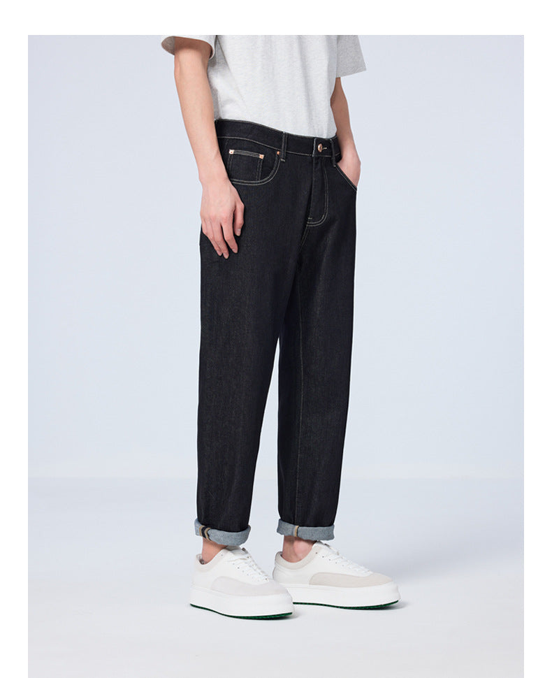 Urban Gents | Loose Straight Cropped Jeans