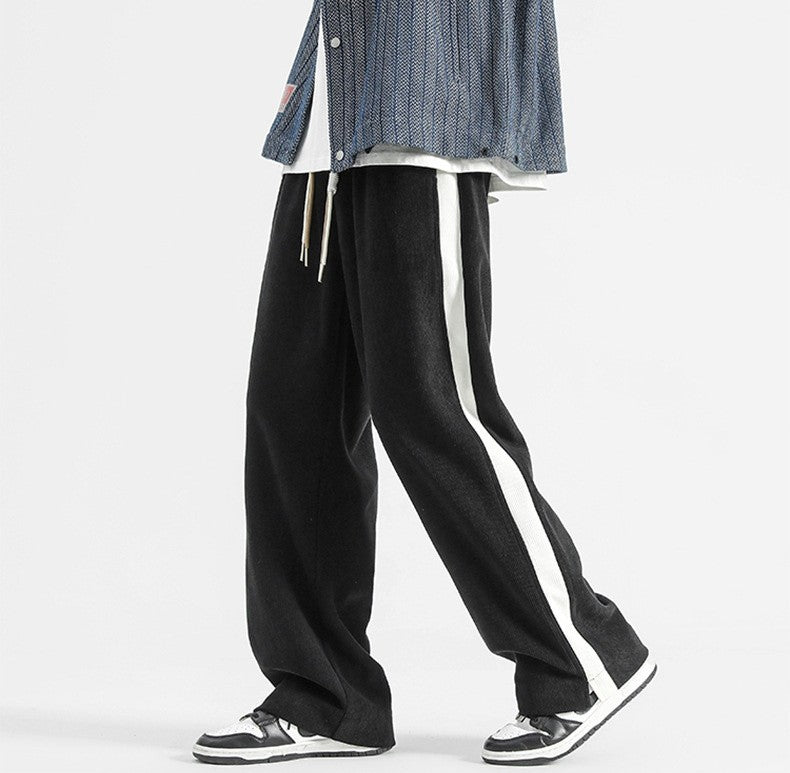 Urban Gents | Loose Corduroy Straight Pants
