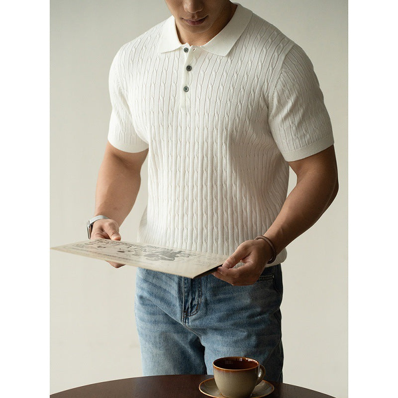Urban Gents | Textured knit polo