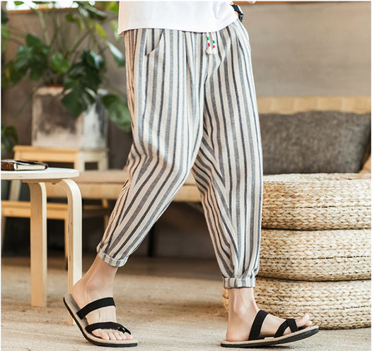 Urban Gents | Cotton Linen Oversize Pants