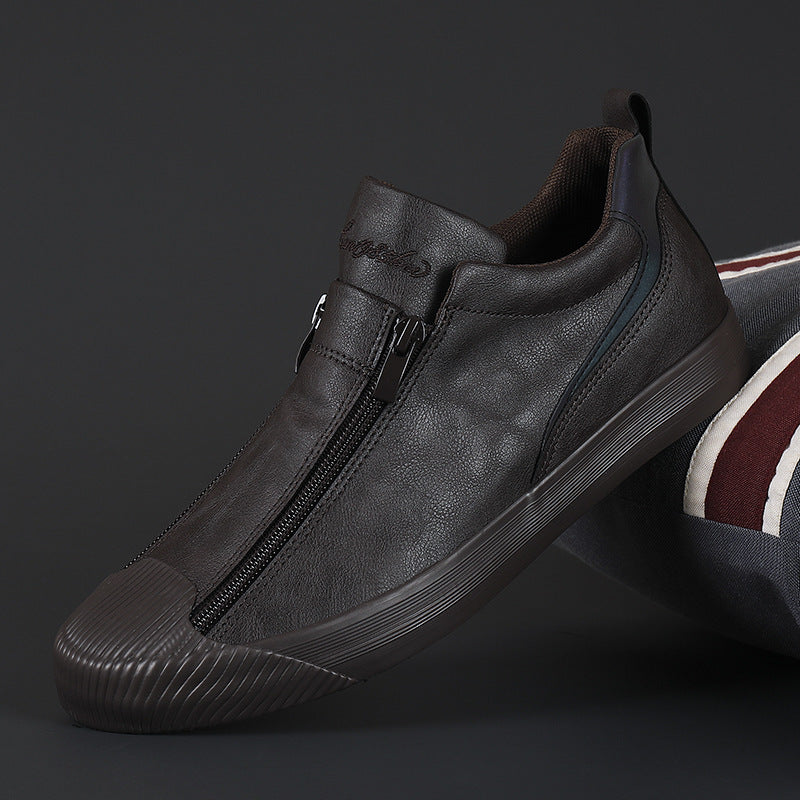 Men's Casual Zip-up Sneakers