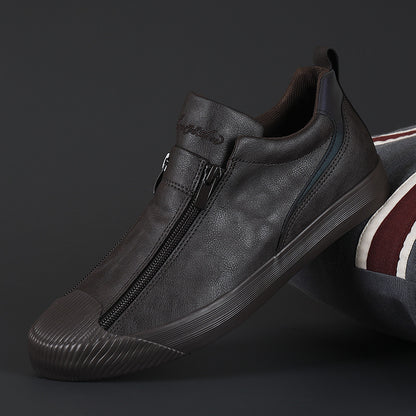 Men's Casual Zip-up Sneakers