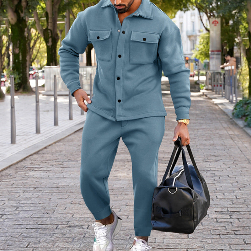 Suede Craft Two Piece Suit
