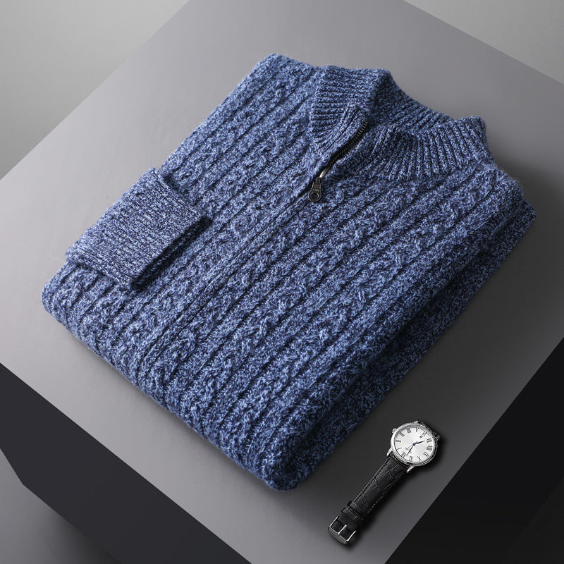 Urban Gents Wool Sweater – Stand Collar