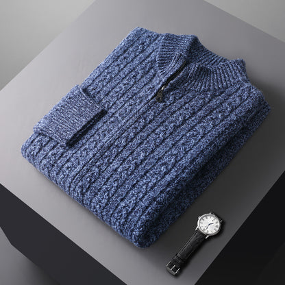 Urban Gents Wool Sweater – Stand Collar