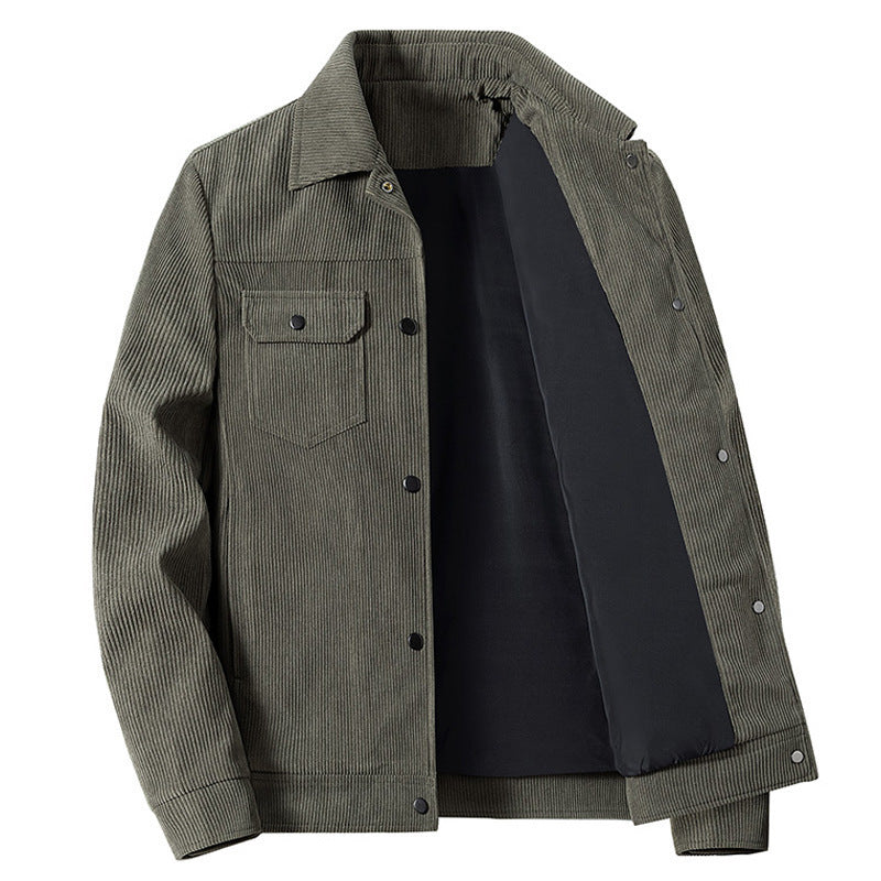 Corduroy Casual Autumn Winter Jacket