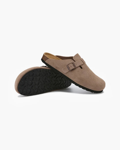 Premium suede clogs