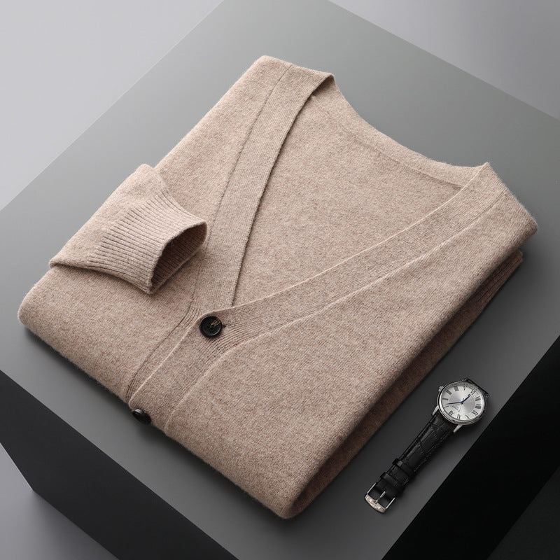 Urban Gents | V-Neck Wool Cardigan