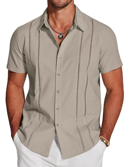 Urban Gents Short-Sleeve Hawaiian Shirt