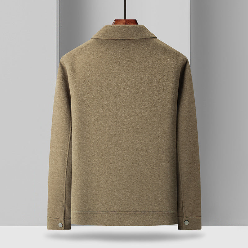 Urban Gents | Woolen Turn Down Collar Coat