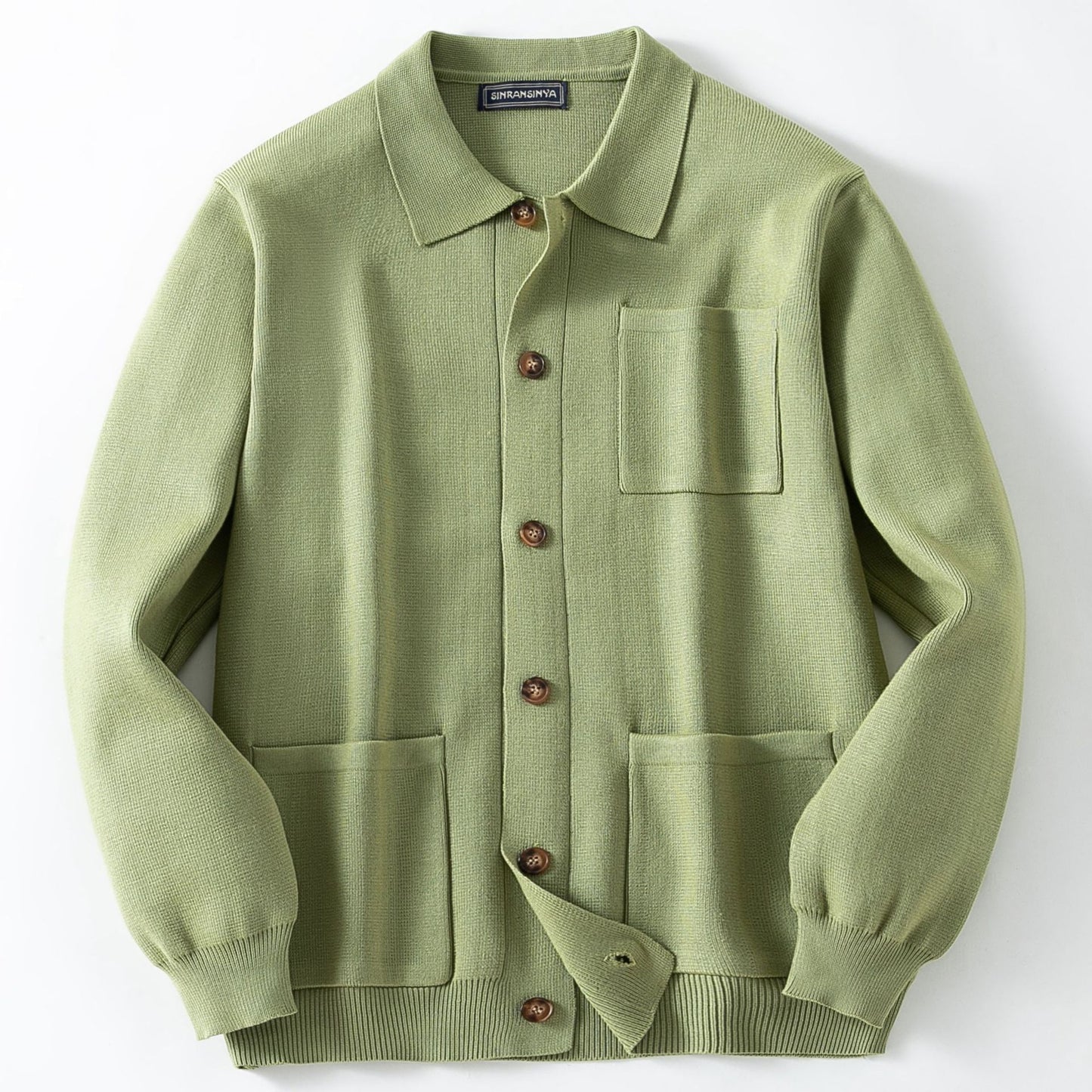 Trick Jacket with Shirt Collar