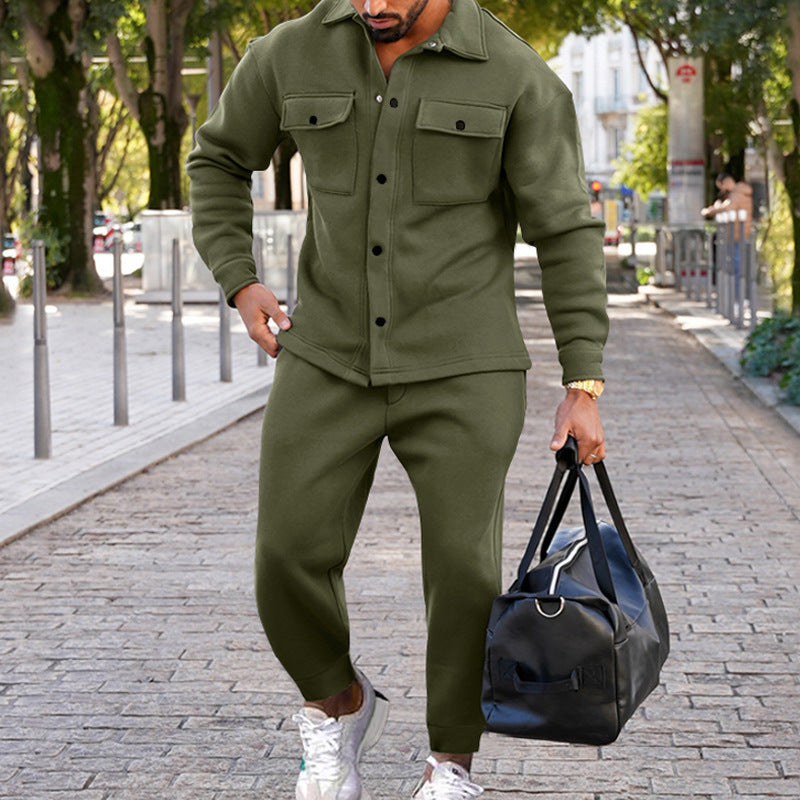 Suede Craft Two Piece Suit
