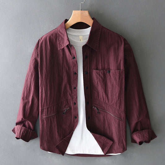 Urban Gents | Cotton Casual Long-Sleeve Shirt