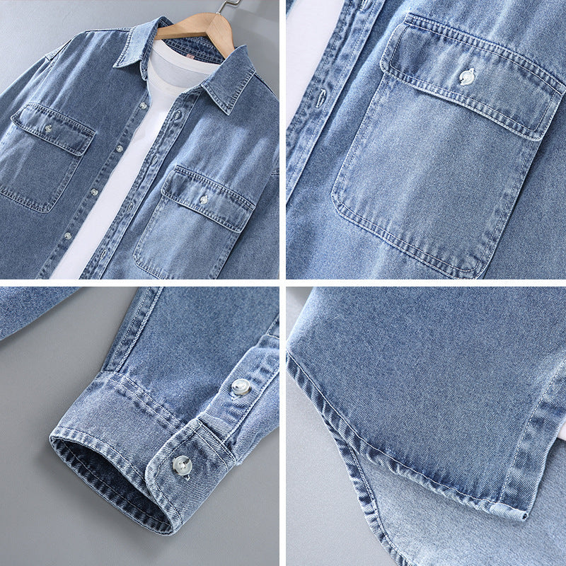 Urban Gents | Retro Washed Denim Shirt