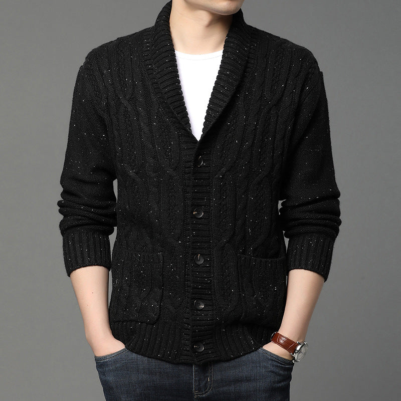 Urban Gents | Knitted jacquard jacket