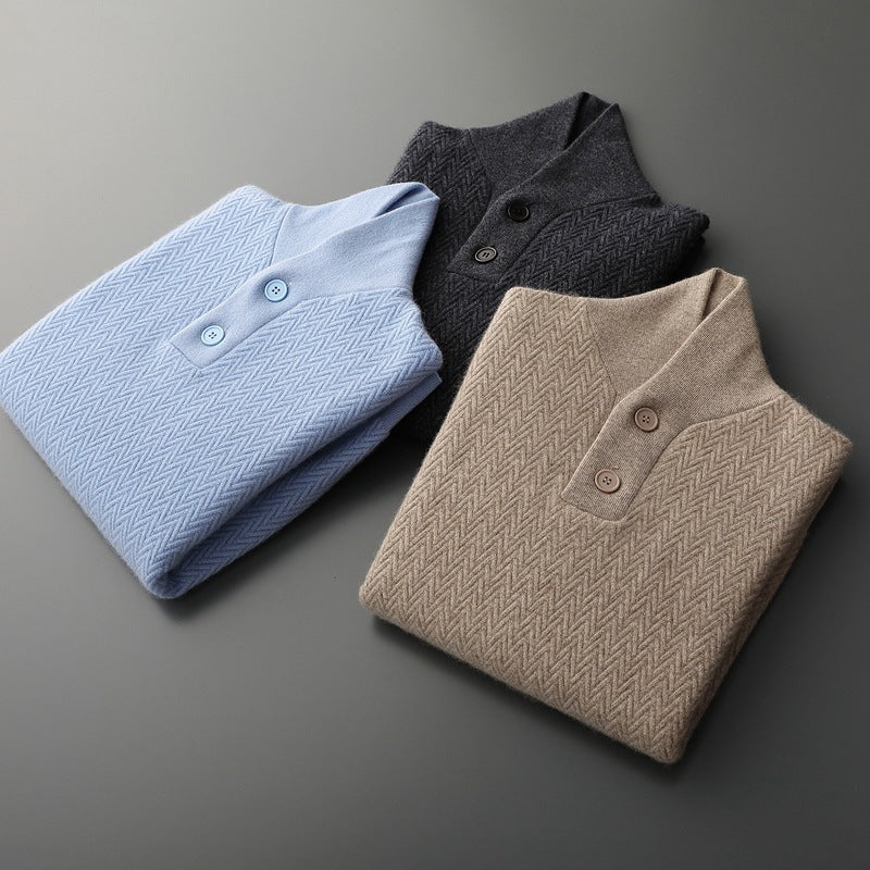 Urban Gents | Men's Cashmere Lapel Sweater