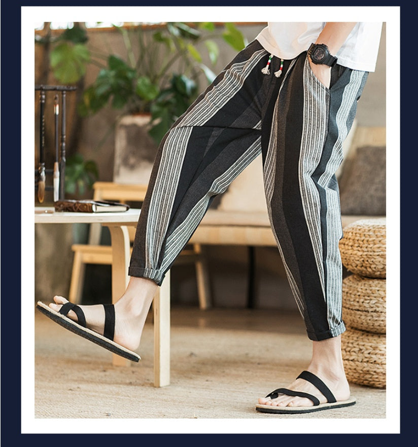 Urban Gents | Cotton Linen Oversize Pants