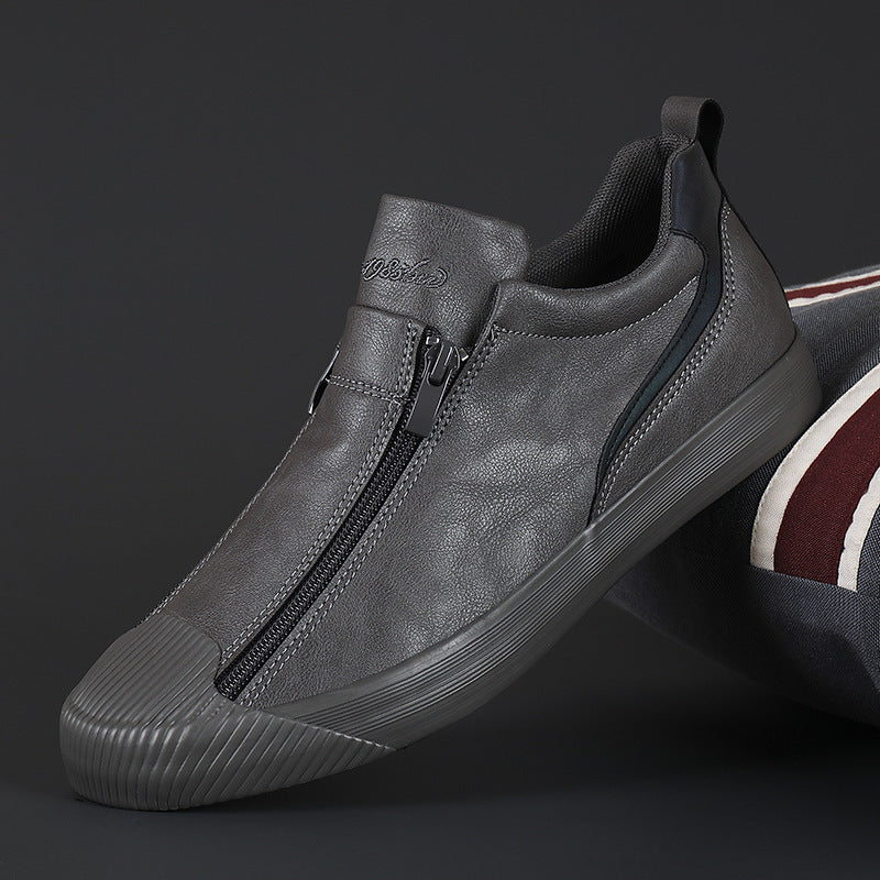 Men's Casual Zip-up Sneakers