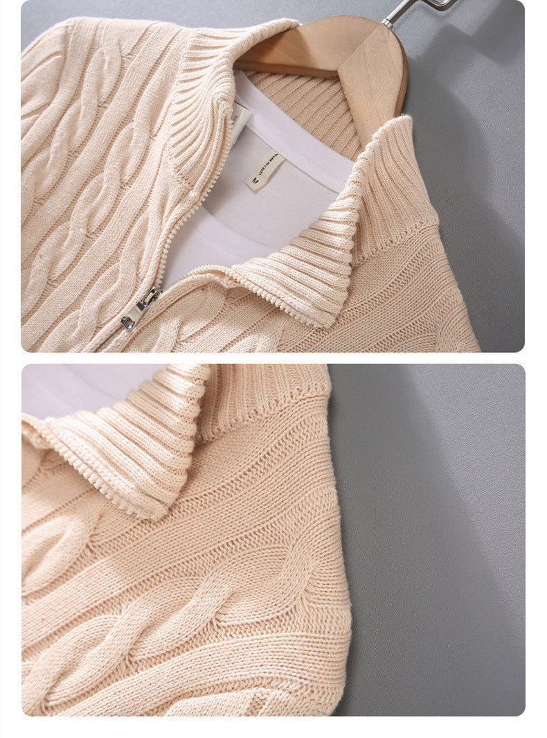 Urban Gents Half Zip Winter Sweater