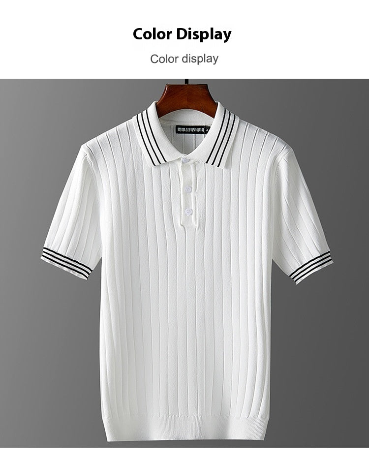 Urban Gents | Ice Silk Knit Polo