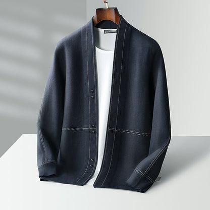 Wool mix cardigan with buttons