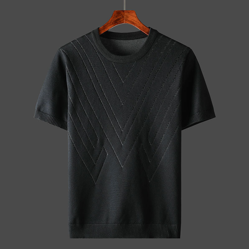 Slim Fit Round Neck Shirt
