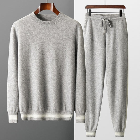 Urban Gents | Men's Cashmere Tracksuit – Round Neck