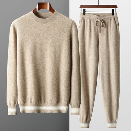 Urban Gents | Men's Cashmere Tracksuit – Round Neck